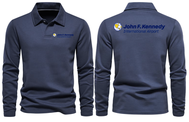 JOHAN F KENEDY AIRPORT LONG SLEEVE POLO